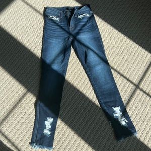 flying monkey, high rise ankle skinny
